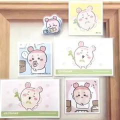 ちいかわ　カニちゃん　デコステッカー　シールコレクション　マシュマロ風シール