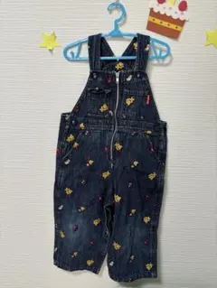 ミキハウス 刺繍 総柄 90