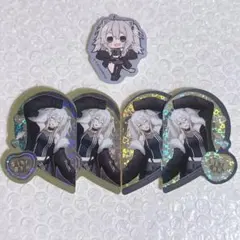 ホロライブ ホロライブシティ ダイカットステッカー キラステッカー 獅白ぼたん