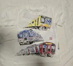鉄道柄 半袖Tシャツ