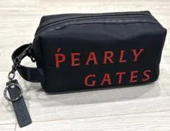 【PEARLY GATES】メゾンロゴ★マルチポーチ チャーム付き♪