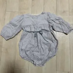 花柄　刺繍　ロンパース　韓国子供服