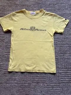 ALBA ROSA 半袖Tシャツ イエロー ロゴプリントのサムネイル
