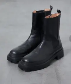 ATELIER BRUGGE レザーサイドゴアタンクブーツＬサイズ