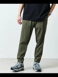 FREAK'S STORE テーパードシルエット コットンリネン イージーパンツ