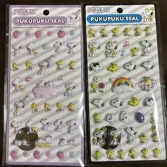 PEANUTS PUKUPUKU SEAL シール 2シートセット
