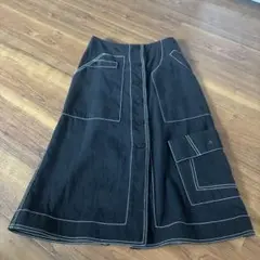 Phillip Lim ブラック Aラインスカート 00