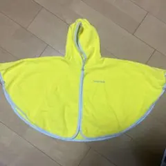 モンベル　ベビーフリースポンチョ　イエロー　フリーサイズ
