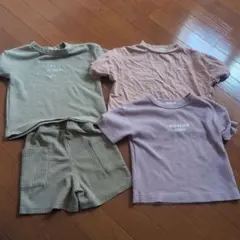 pairmanon トップス 3点ハーフパンツセット