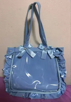 ザッカマート A4 痛バッグ サックスブルー