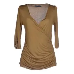 ☆美品☆ラルフローレン☆シルク混トップス　カットソー　Tシャツ☆