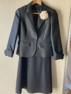 卒入学3点セットフォーマルスーツ　コサージュ付き　美品