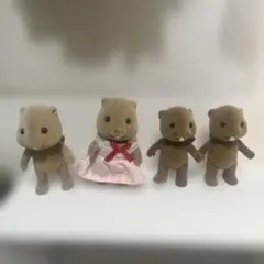 シルバニアファミリー ビーバー 4体セット