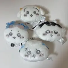 ちいかわ　ミニがまぐち〜リボン〜　うさぎ　ハチワレ　モモンガ　ラッコ