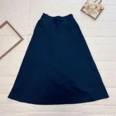 ROPE' PICNIC ロペピクニック ロング フレアスカート ネイビー