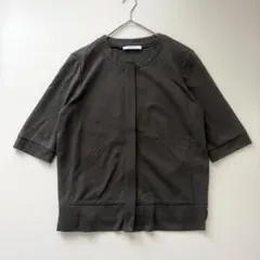 Max Mara マックスマーラ ジップアップパーカー ブラウン XLのサムネイル