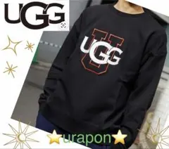 全国完売・超入手困難・激レア✨超美品✨XL✨UGG✨ダブルロゴ刺繍✨トレーナーのサムネイル