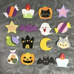 壁面飾り 吊るし飾り ガーランド　10月　秋　ハロウィン