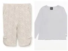 【新品未使用】プティマイン　長袖　ロンT　パンツセット　保育園　90