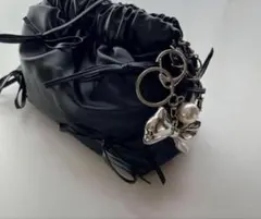 バッグ　かばん　アクセサリー　チャーム　キーホルダー　キーチェーン　リボン　鍵