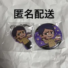 ゴールデンカムイ ばくだん焼き本舗　アクリルキーホルダー、缶バッジセット　鯉登