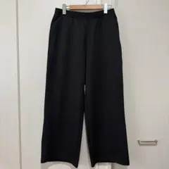 新品 ユニクロ ドライスウェット ワイドパンツ XL 黒
