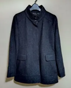 HusHusH　スタンドカラーウールコート