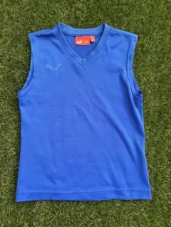 PUMA ノースリーブシャツ 130 青