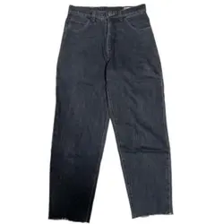 古着 Wrangler ブラックデニム カットオフ