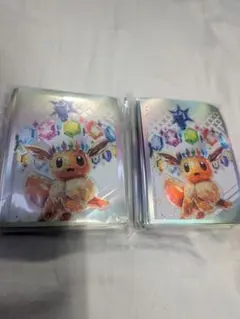 4 ポケモン 海外 限定 テラスタルフェス イーブイ デッキシールド 2点