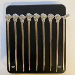 ヴィンテージのカクテルピック　フルーツピック　9本セット　燕三条製　姫フォーク