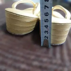 ゴールド 草履 和装履物 20cm