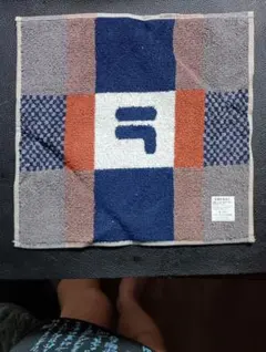 FILA タオルハンカチ ネイビー オレンジ グレーのサムネイル