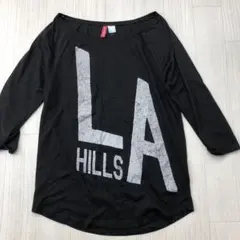 H&M 7分袖 しっとり カットソー ロンT ロングスリーブTシャツ