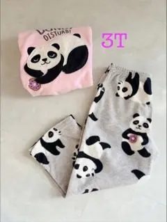 carter's カーターズ　パジャマ　フリース　パンダ　ドーナツ　3T