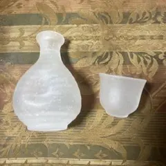 ガラス 徳利と杯 セット