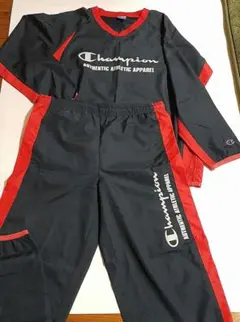 Champion ジャージ上下セット グレー/レッド