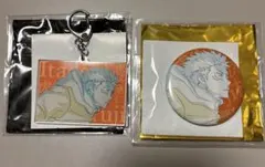 呪術廻戦　原画アクリルキーホルダー　缶バッジ　虎杖悠仁