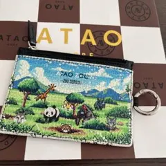 ATAO ZOOシリーズ　ミニ財布　小銭入れ ATAO18周年記念｜ZOOシリーズ｜チェス(CHESS)｜ミニ財布｜刺繍