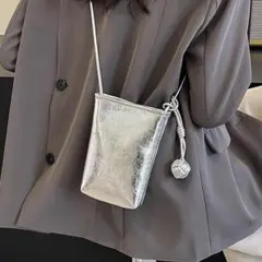 スマホポーチ ポシェット ミニショルダー バッグ 携帯ポシェット おしゃれ PU