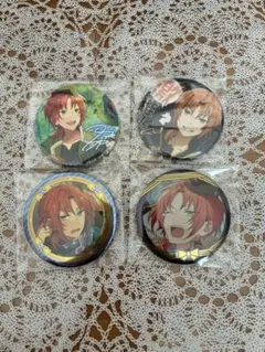 あんスタ　月永レオ　キャラバッジ　バラエティバッジ　缶バッジ　4点セット