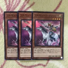 1008 世界中心　遊戯王　ワルキューレドリット　スーパー３枚