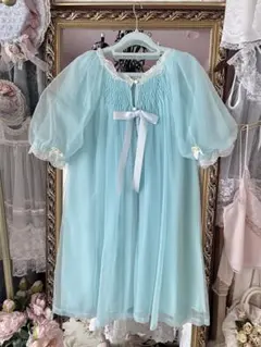 【古着】ネグリジェ ワンピース 楽天市場】ロング ネグリジェ 七分袖 春夏向け ワンピース