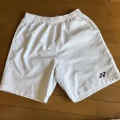 ヨネックス　ハーフパンツ　白　Ｍ