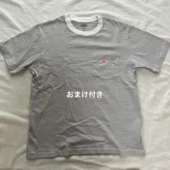 【美品】DANTON ポケット付き ボーダーTシャツのサムネイル