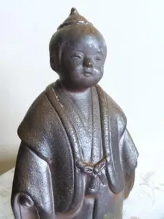 横山大観の出世作【無我】を立体化した置物 陶印あり備前焼 置物 細工物 2026年最新】無我童子 横山大観の人気アイテム - メルカリ