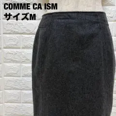 COMME CA ISM ブラック 膝丈タイトスカート M 上品 【1267】