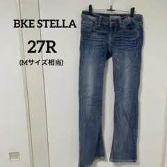 美品✨BKE STELLA【M】スキニーデニム 27R ブルー ジーパン