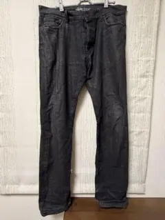 サンローラン ストレッチ スキニーデニム パンツ 黒 ブラック 488048 