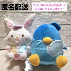 【新品タグ付き】サンリオぽよよんえあぽ〜とBIGぬいぐるみ 2種セット